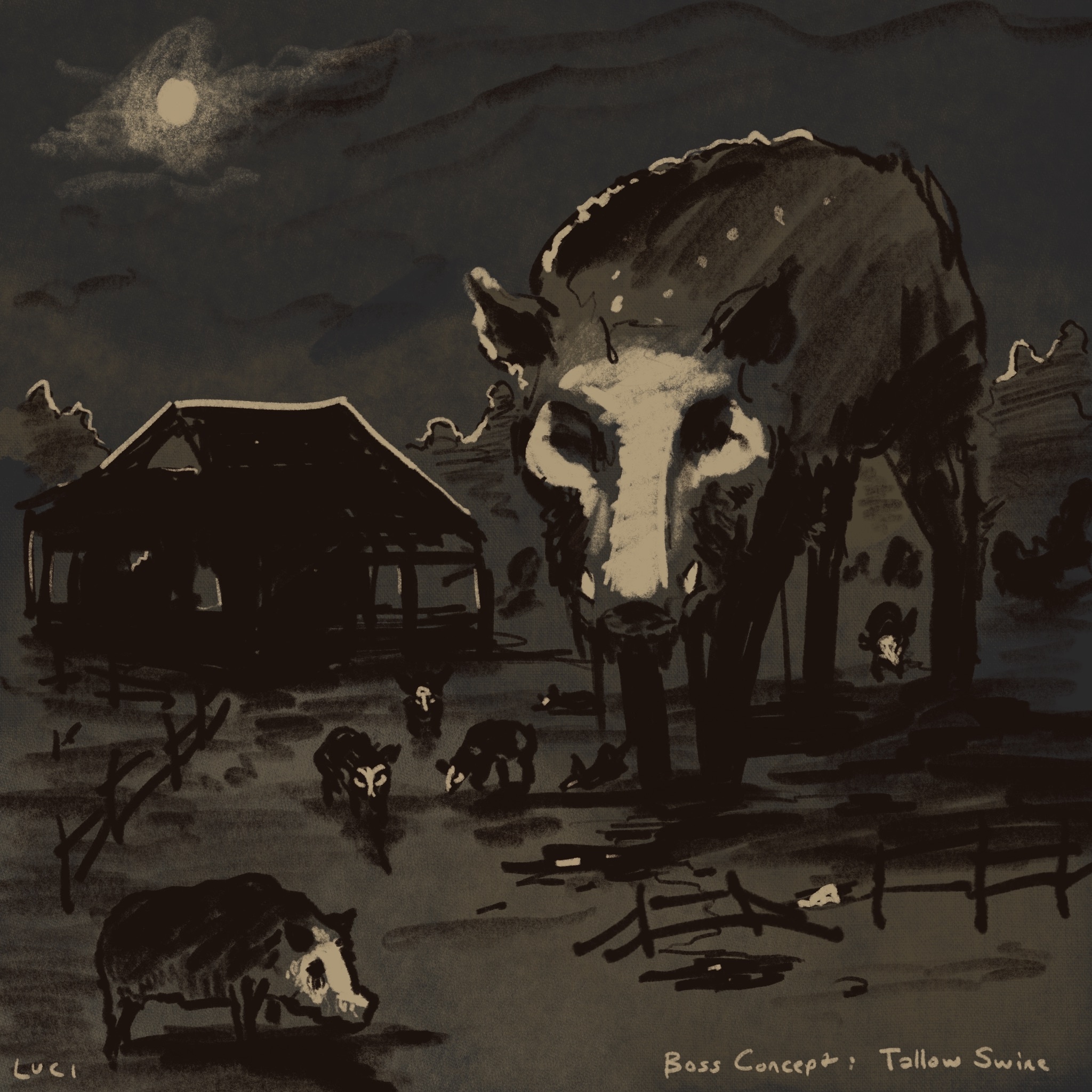 Some Hog Concept Art